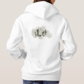 Afsluiten en evolueren | Minimalistische Motivatie Hoodie (Achterkant)