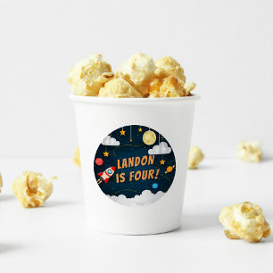 Afsluiten   Gepersonaliseerde kinderen van zaterda Ronde Sticker