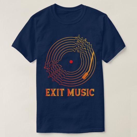 AFSLUITEN MUZIEK RADIOHEAD T-SHIRT (Design voorkant)