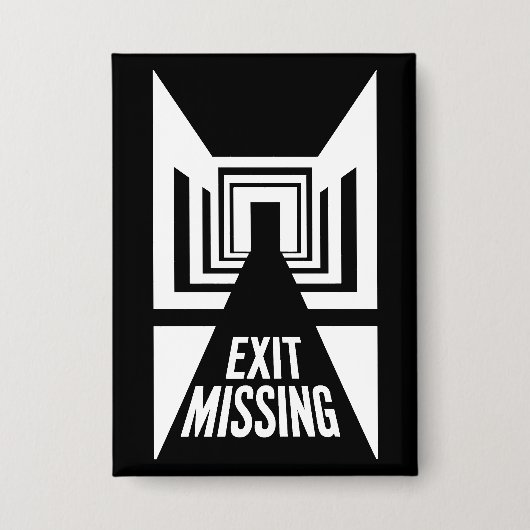 Afsluiten ontbreekt - Glitch in de realiteit Button (Voorkant)