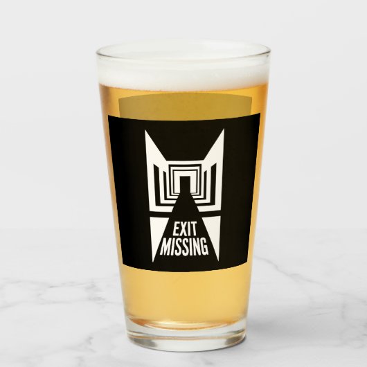 Afsluiten ontbreekt - Glitch in de realiteit Glas (Voorkant gevuld)