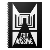 Afsluiten ontbreekt - Glitch in de realiteit Notitieboek (Voorkant)