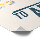 Afsluiten op avontuur poster (Hoek)