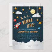 Afsluiten | Uitnodiging buitenruimtevaart (Voorkant)