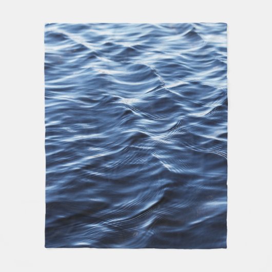 AFSLUITEN VAN DE FOTO VAN HET WATERLICHAAM FLEECE DEKEN (Voorkant)