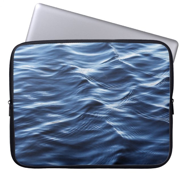 AFSLUITEN VAN DE FOTO VAN HET WATERLICHAAM LAPTOP SLEEVE (Voorkant)