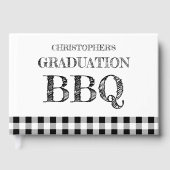 Afsluitend BBQ geruit Gastenboek (Voorkant)
