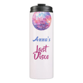 Afsluitend Disco Meidenavakantie Roze Thermisch Be Thermosbeker