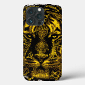 Afsluitend portret van de grote tijger Case-Mate iPhone case (Achterkant)