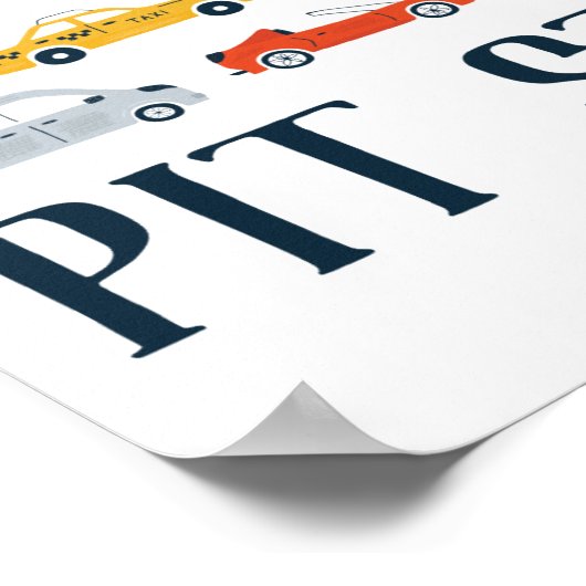 Afsluitend transportstempel zaterdag poster (Hoek)