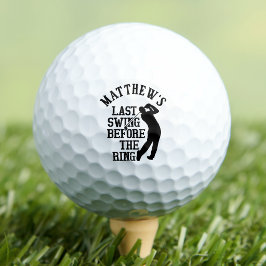 Afsluitend Uitje voor de Bruidegom Golfballen