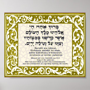 Afsluitend voor handwas poster