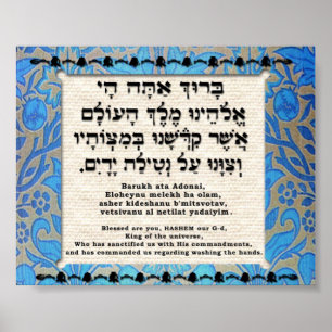 Afsluitend voor handwas poster