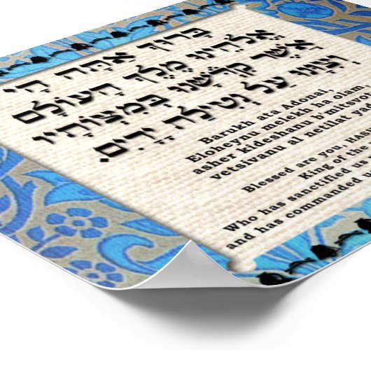 Afsluitend voor handwas poster (Hoek)