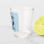 Afsluitend vrijgezellenweekend skioord weekend shot glas (Rechts)