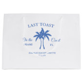 Afsluitende toast op het vrijgezellenweekendfeest  groot cadeauzakje (Voorkant)