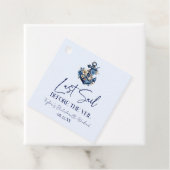 Afsluitende zeiltocht voor de vrijgezellenfeest we bedankjes labels (In situ)