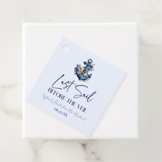 Afsluitende zeiltocht voor de vrijgezellenfeest we bedankjes labels (In situ)