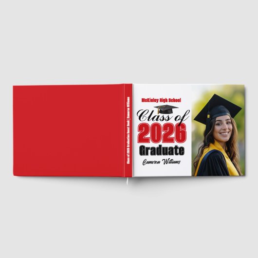 Afsluitfoto van de rode klas van 2026 gastenboek (Volledig)