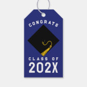 Afsluiting 2026 Blauw Cadeaulabel (Voorkant)