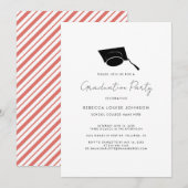 Afsluiting 2026 Script Elegant Afstudeerfeest Kaart (Voorkant / Achterkant)