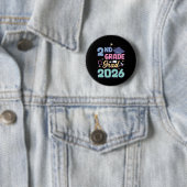 Afsluiting 2e klas 2026 Trots Afgestudeerde Tweede Ronde Button 5,7 Cm (In situ)