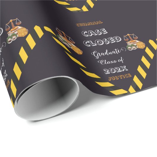 Afsluiting Afstudeerproject Funny Strafrecht Cadeaupapier (Rol Hoek)
