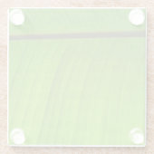 Afsluiting Banana Leaf Glazen Onderzetter (Achterkant)