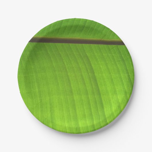Afsluiting Banana Leaf Papieren Bordje (Voorkant)