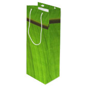 Afsluiting Banana Leaf Wijn Cadeautas (Voorkant Gekanteld)