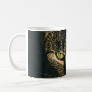 AFSLUITING FOTOGRAFIE VAN GRAY TABBY CAT KOFFIEMOK
