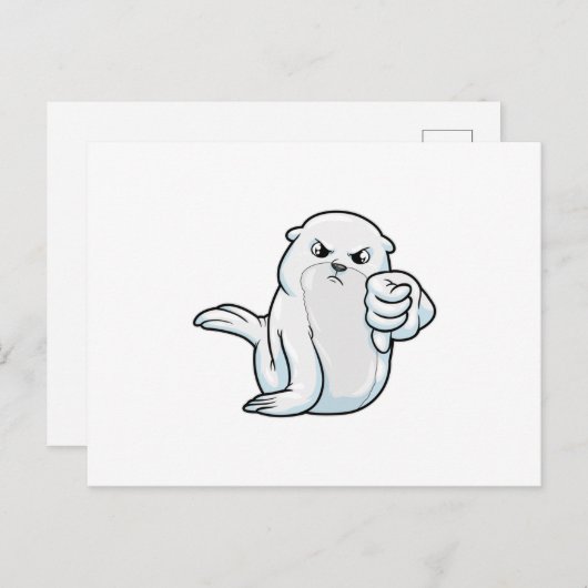 Afsluiting met afkeuring briefkaart (Voorkant / Achterkant)