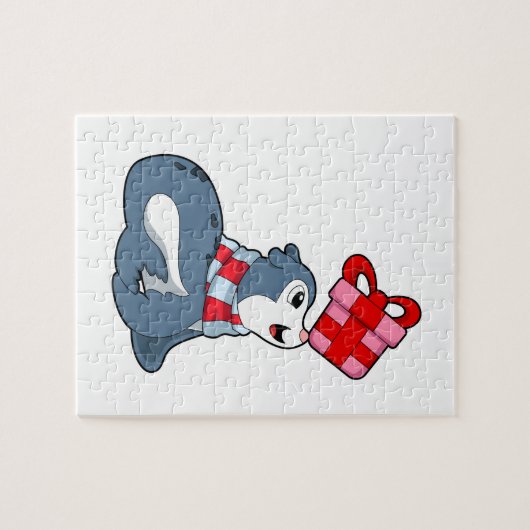 Afsluiting met cadeau legpuzzel (Horizontaal)