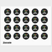 Afsluiting Peuteronderwijs Afstuderen Ronde Sticker (Vel)
