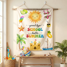 Afsluiting School Hallo Zomerfeest Wandkleed