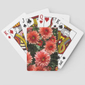 Afsluiting van chrysanthemum-plant pokerkaarten (Achterkant)