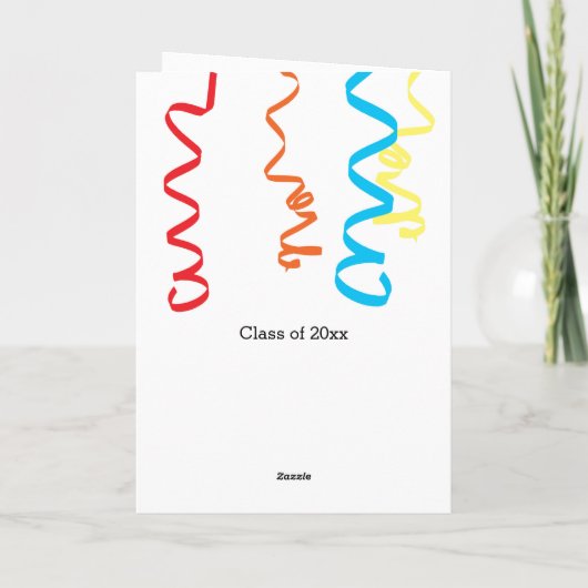 Afsluiting van de dinosaurus kleuterschool kaart (Achterkant)