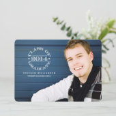 Afsluiting van de Photo Graduation Party Invitatio Kaart (Staand voorkant)