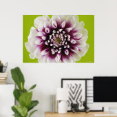 Afsluiting van een bloem poster (Thuiskantoor)