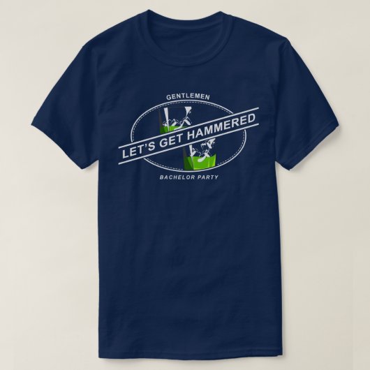 Afsluiting van het Bachelorfeest met stijl 2 T-shirt (Design voorkant)