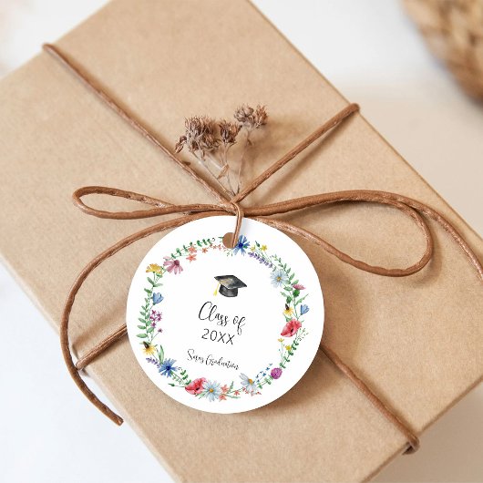 Afsluiting Wilde Bloemen Bedankjes Labels
