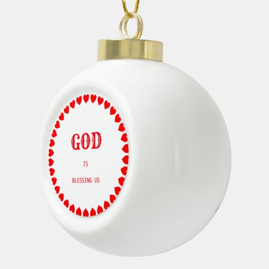 Afsluitingen Keramische Bal Ornament (Rechts)