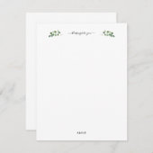 Afsluitingen op uw aangepaste naam notitiekaartje (Voorkant / Achterkant)