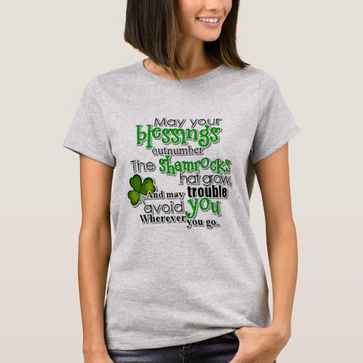 Afsluitingen overtreffen de shamrocks t-shirt (Voorkant)