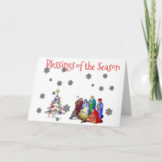 Afsluitingen van het seizoen feestdagen kaart