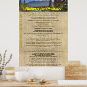 Afsluitingen voor de obedience poster (Keuken)