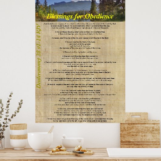 Afsluitingen voor de obedience poster (Keuken)