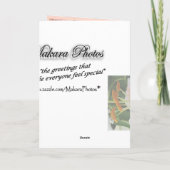 Afsluitingen voor u: elke keer aanpassen kaart (Achterkant)