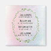 Afsluitingen voor uw huis en familie magneet (Voorkant)