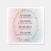 Afsluitingen voor uw huis en familie servet (Voorkant)